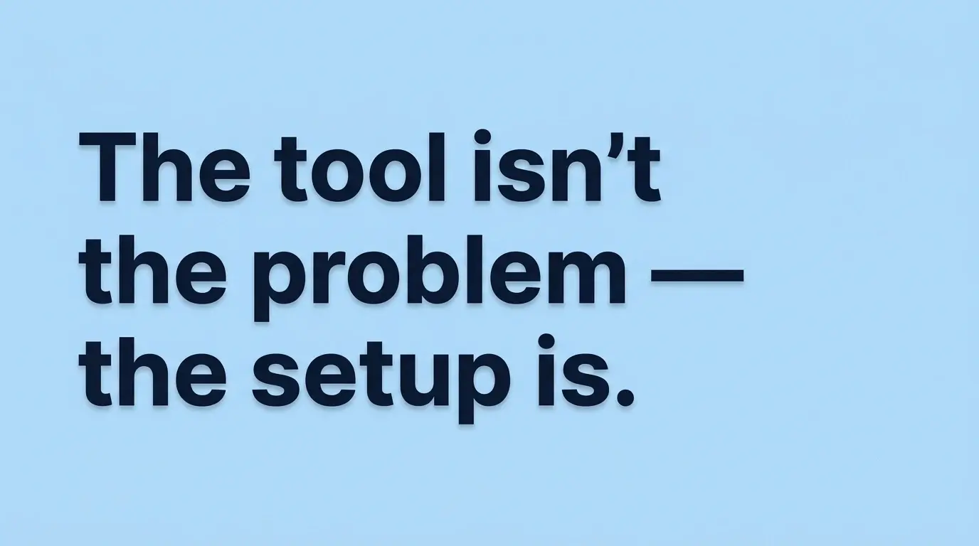 The tool isn't the problem — the setup is. Watch: what Intune Ready does.